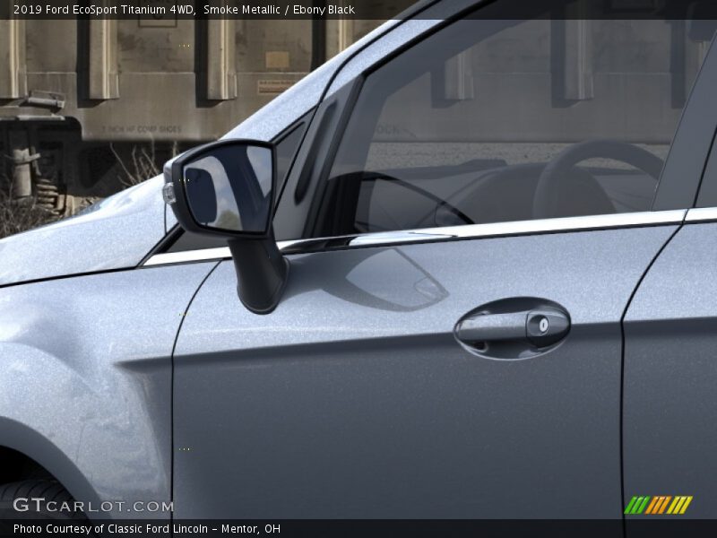 Smoke Metallic / Ebony Black 2019 Ford EcoSport Titanium 4WD