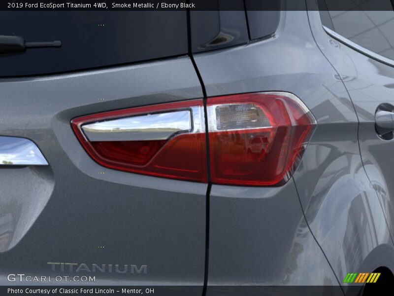 Smoke Metallic / Ebony Black 2019 Ford EcoSport Titanium 4WD