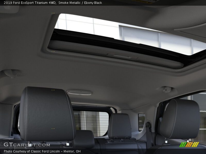 Smoke Metallic / Ebony Black 2019 Ford EcoSport Titanium 4WD