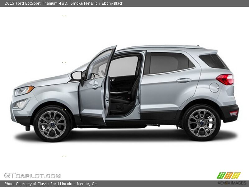 Smoke Metallic / Ebony Black 2019 Ford EcoSport Titanium 4WD