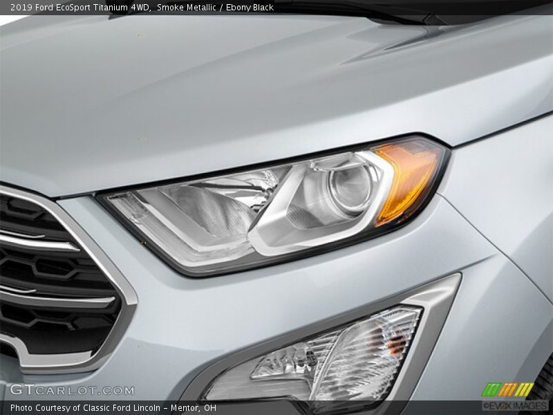 Smoke Metallic / Ebony Black 2019 Ford EcoSport Titanium 4WD