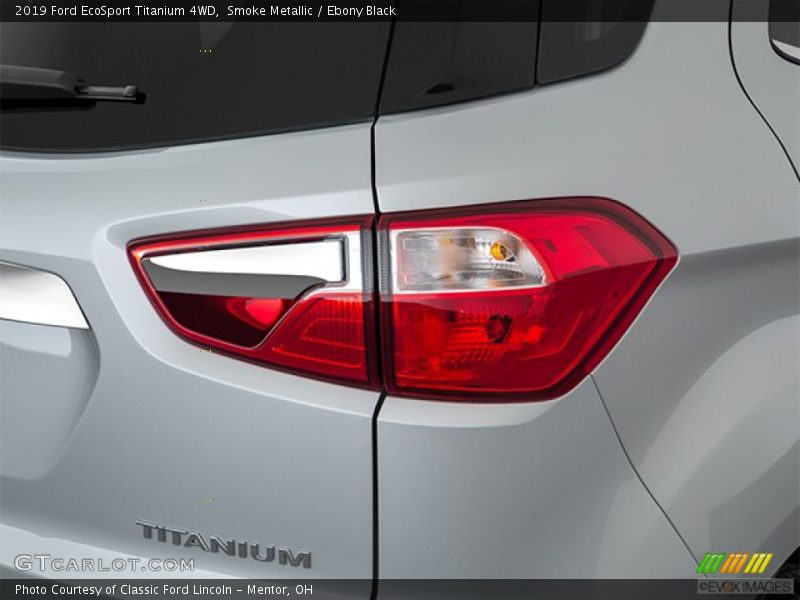 Smoke Metallic / Ebony Black 2019 Ford EcoSport Titanium 4WD