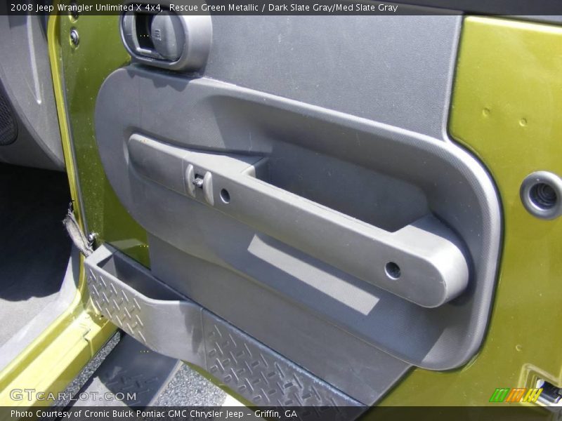 Rescue Green Metallic / Dark Slate Gray/Med Slate Gray 2008 Jeep Wrangler Unlimited X 4x4