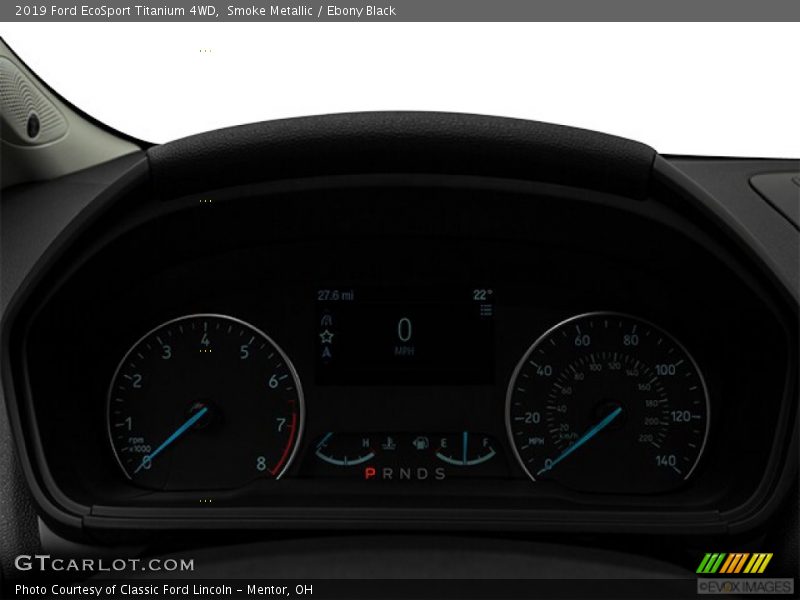 Smoke Metallic / Ebony Black 2019 Ford EcoSport Titanium 4WD