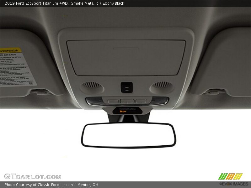 Smoke Metallic / Ebony Black 2019 Ford EcoSport Titanium 4WD