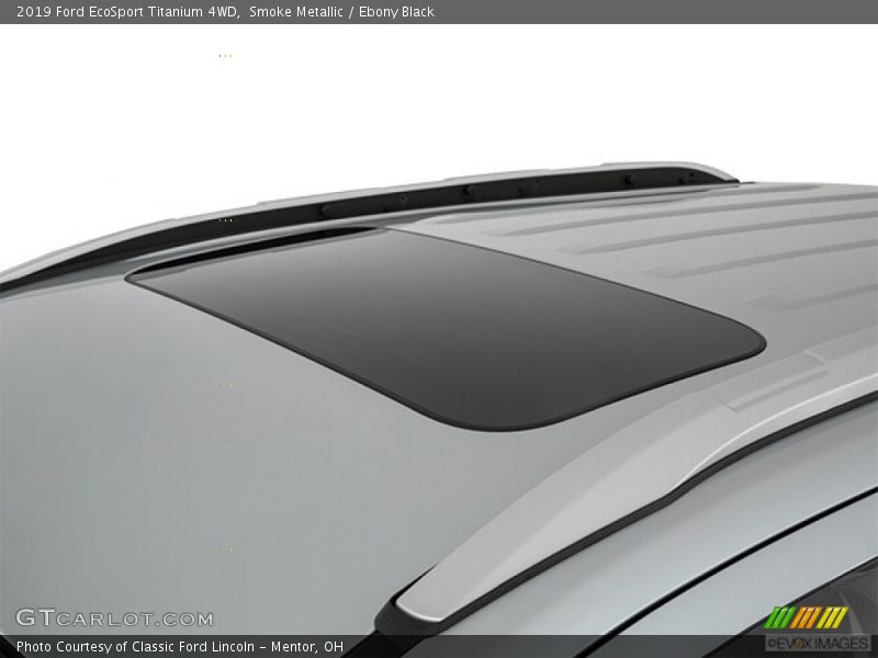 Smoke Metallic / Ebony Black 2019 Ford EcoSport Titanium 4WD