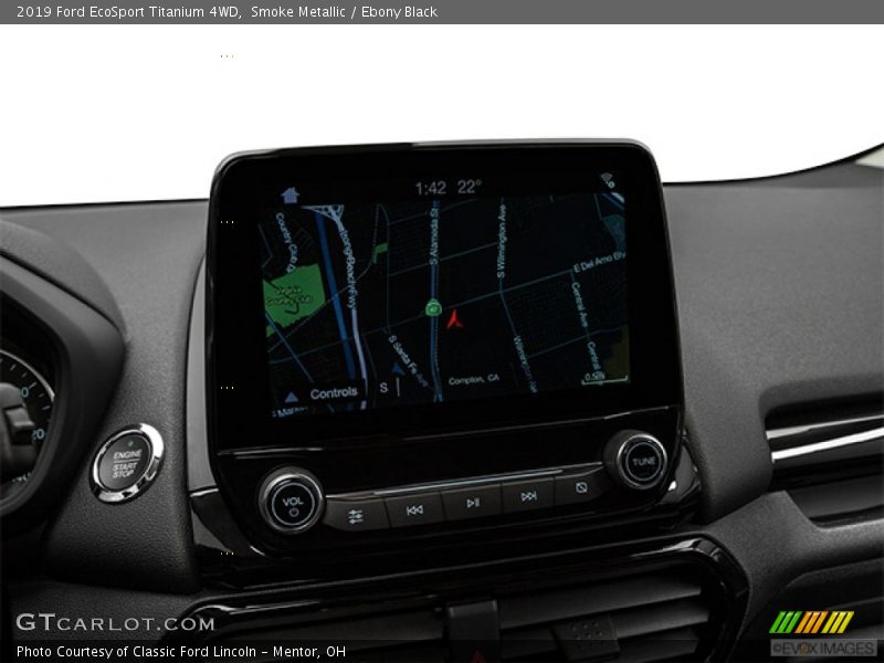 Smoke Metallic / Ebony Black 2019 Ford EcoSport Titanium 4WD