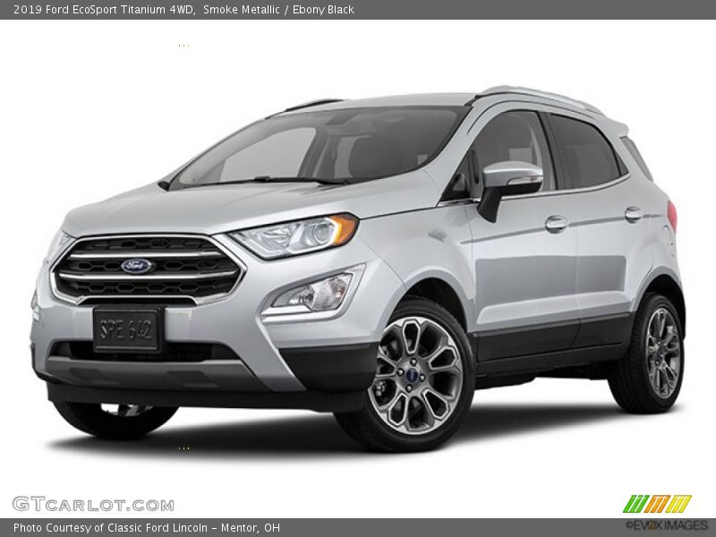 Smoke Metallic / Ebony Black 2019 Ford EcoSport Titanium 4WD