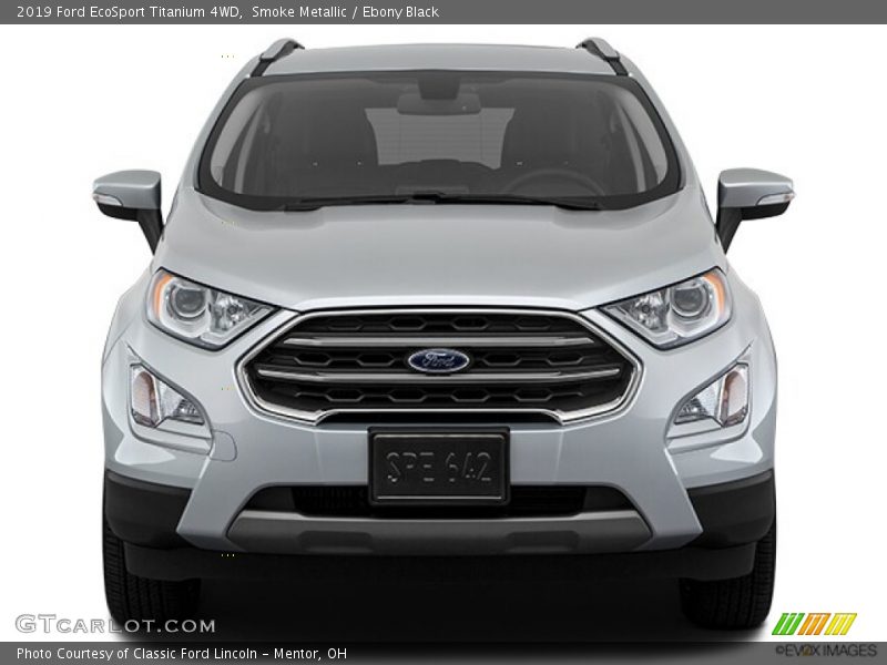 Smoke Metallic / Ebony Black 2019 Ford EcoSport Titanium 4WD