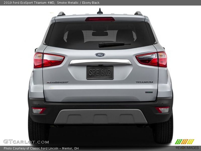 Smoke Metallic / Ebony Black 2019 Ford EcoSport Titanium 4WD