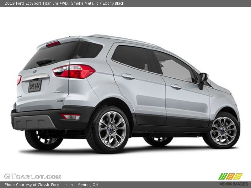 Smoke Metallic / Ebony Black 2019 Ford EcoSport Titanium 4WD