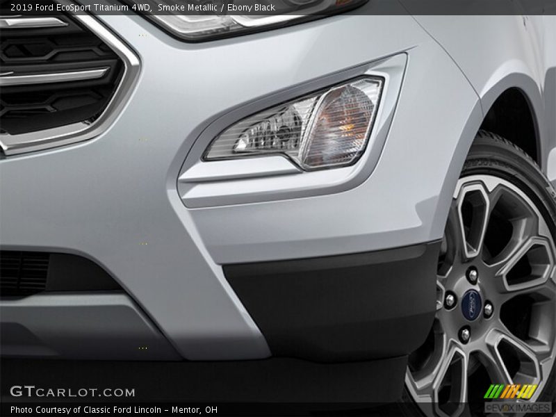 Smoke Metallic / Ebony Black 2019 Ford EcoSport Titanium 4WD