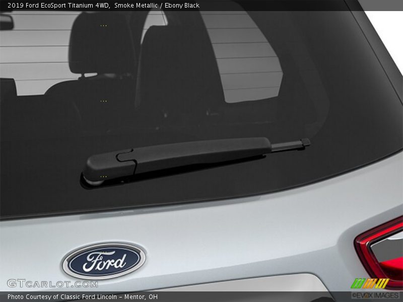 Smoke Metallic / Ebony Black 2019 Ford EcoSport Titanium 4WD
