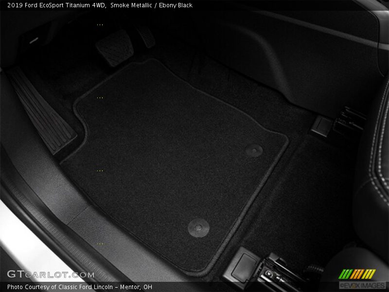 Smoke Metallic / Ebony Black 2019 Ford EcoSport Titanium 4WD