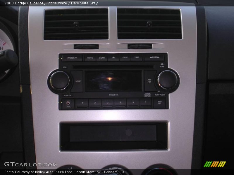 Stone White / Dark Slate Gray 2008 Dodge Caliber SE