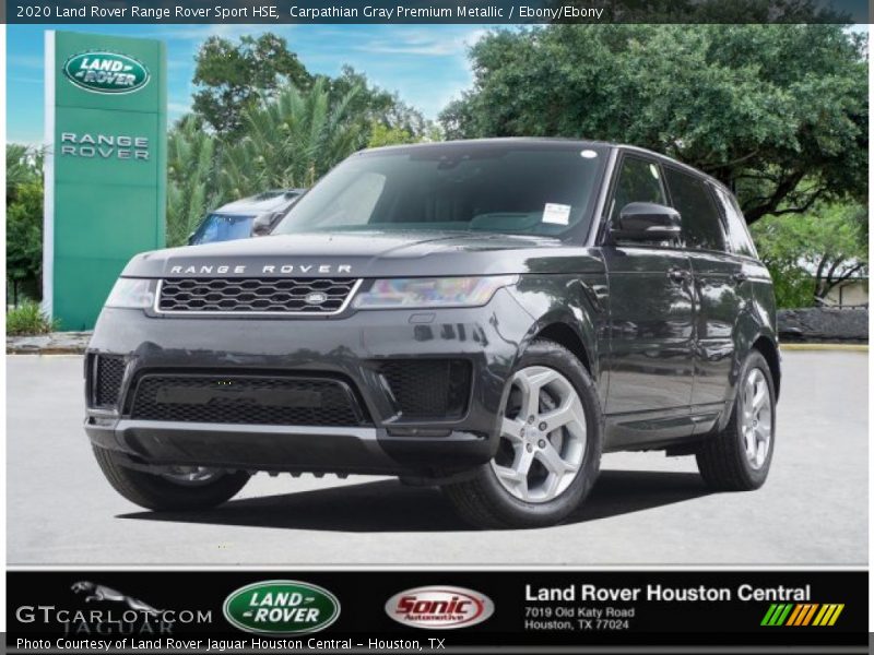 Carpathian Gray Premium Metallic / Ebony/Ebony 2020 Land Rover Range Rover Sport HSE