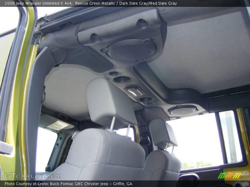 Rescue Green Metallic / Dark Slate Gray/Med Slate Gray 2008 Jeep Wrangler Unlimited X 4x4