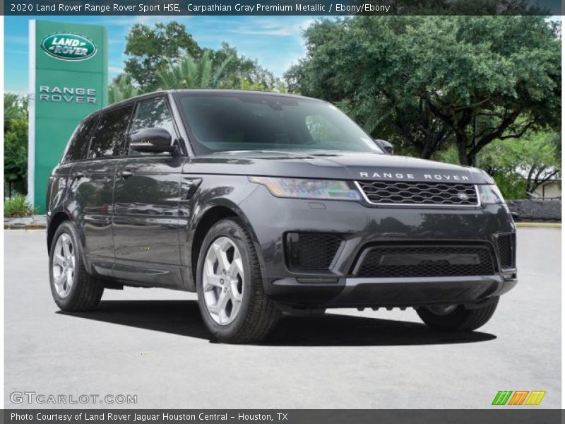 Carpathian Gray Premium Metallic / Ebony/Ebony 2020 Land Rover Range Rover Sport HSE