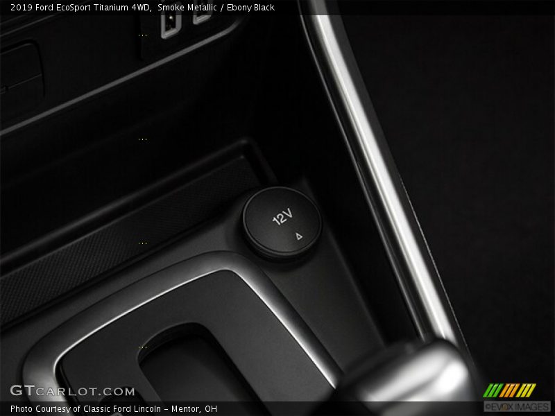 Smoke Metallic / Ebony Black 2019 Ford EcoSport Titanium 4WD