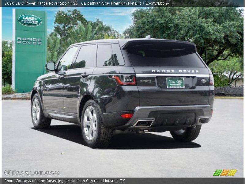 Carpathian Gray Premium Metallic / Ebony/Ebony 2020 Land Rover Range Rover Sport HSE