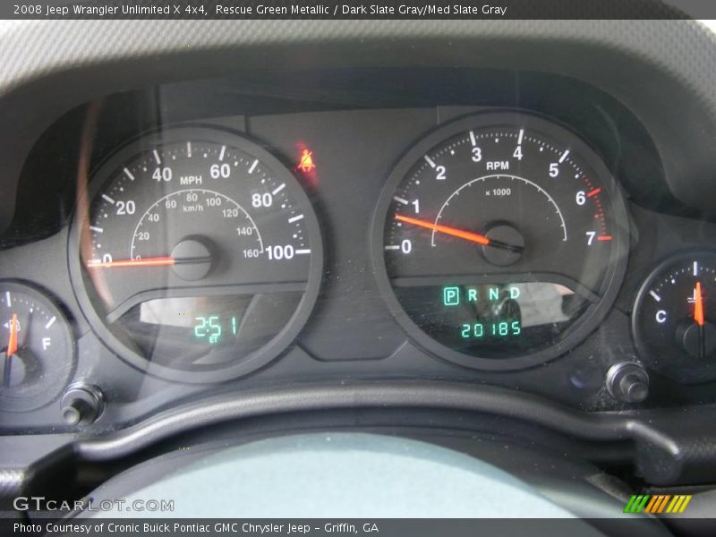 Rescue Green Metallic / Dark Slate Gray/Med Slate Gray 2008 Jeep Wrangler Unlimited X 4x4