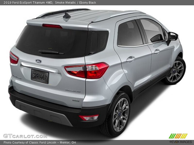 Smoke Metallic / Ebony Black 2019 Ford EcoSport Titanium 4WD