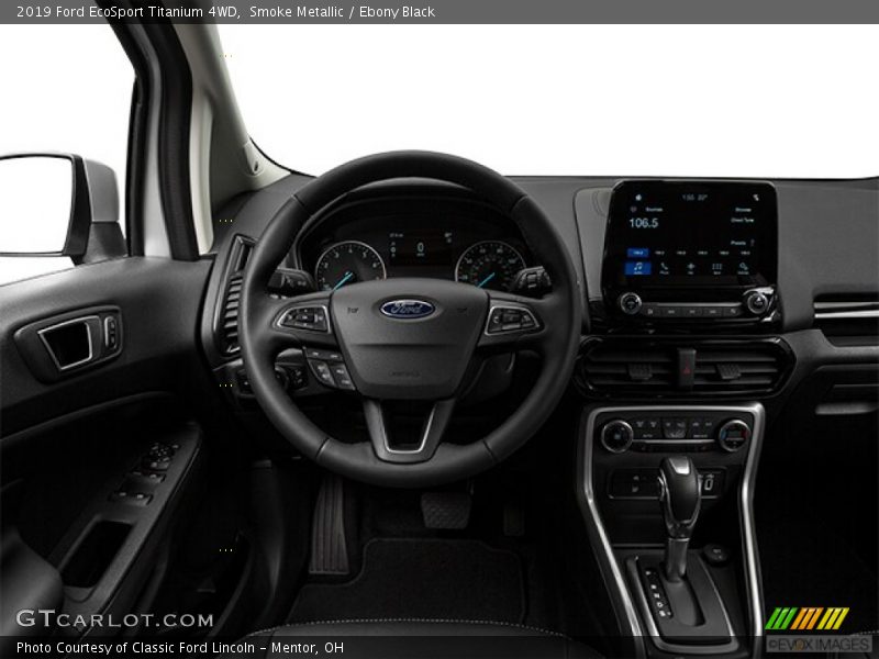 Smoke Metallic / Ebony Black 2019 Ford EcoSport Titanium 4WD