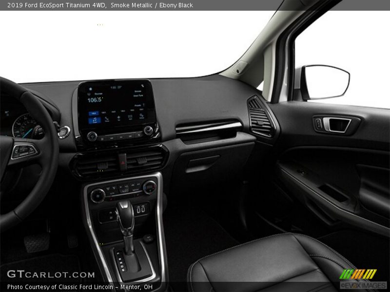 Smoke Metallic / Ebony Black 2019 Ford EcoSport Titanium 4WD