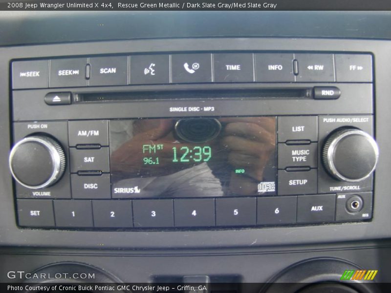 Rescue Green Metallic / Dark Slate Gray/Med Slate Gray 2008 Jeep Wrangler Unlimited X 4x4