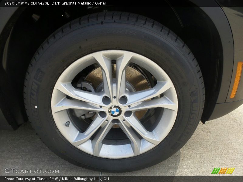 Dark Graphite Metallic / Oyster 2020 BMW X3 xDrive30i