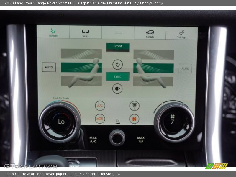 Carpathian Gray Premium Metallic / Ebony/Ebony 2020 Land Rover Range Rover Sport HSE