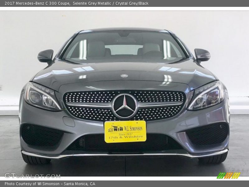 Selenite Grey Metallic / Crystal Grey/Black 2017 Mercedes-Benz C 300 Coupe