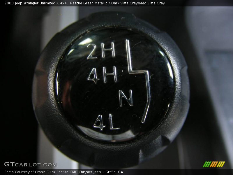 Rescue Green Metallic / Dark Slate Gray/Med Slate Gray 2008 Jeep Wrangler Unlimited X 4x4