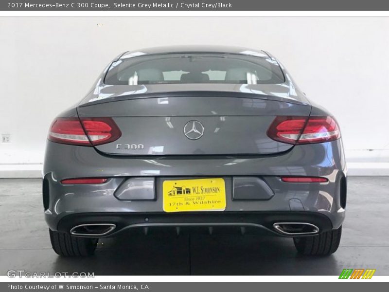 Selenite Grey Metallic / Crystal Grey/Black 2017 Mercedes-Benz C 300 Coupe