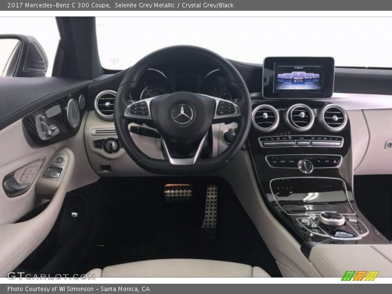 Selenite Grey Metallic / Crystal Grey/Black 2017 Mercedes-Benz C 300 Coupe