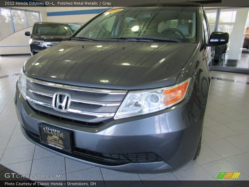 Polished Metal Metallic / Gray 2012 Honda Odyssey EX-L