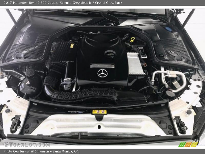 Selenite Grey Metallic / Crystal Grey/Black 2017 Mercedes-Benz C 300 Coupe
