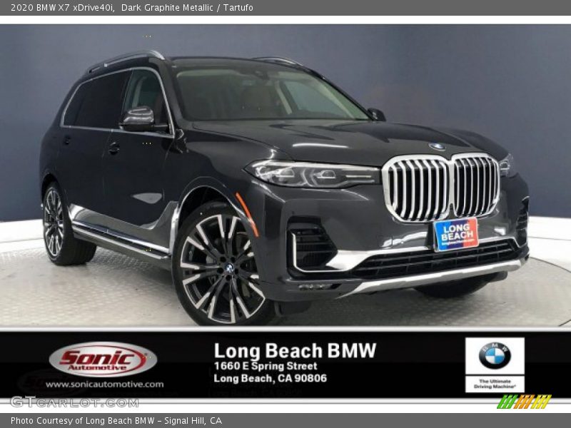 Dark Graphite Metallic / Tartufo 2020 BMW X7 xDrive40i