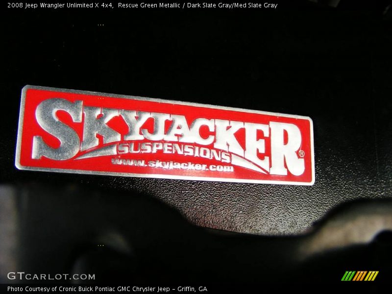 Rescue Green Metallic / Dark Slate Gray/Med Slate Gray 2008 Jeep Wrangler Unlimited X 4x4