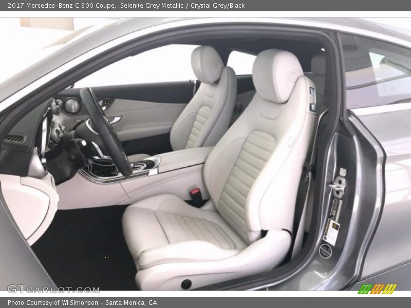 Selenite Grey Metallic / Crystal Grey/Black 2017 Mercedes-Benz C 300 Coupe