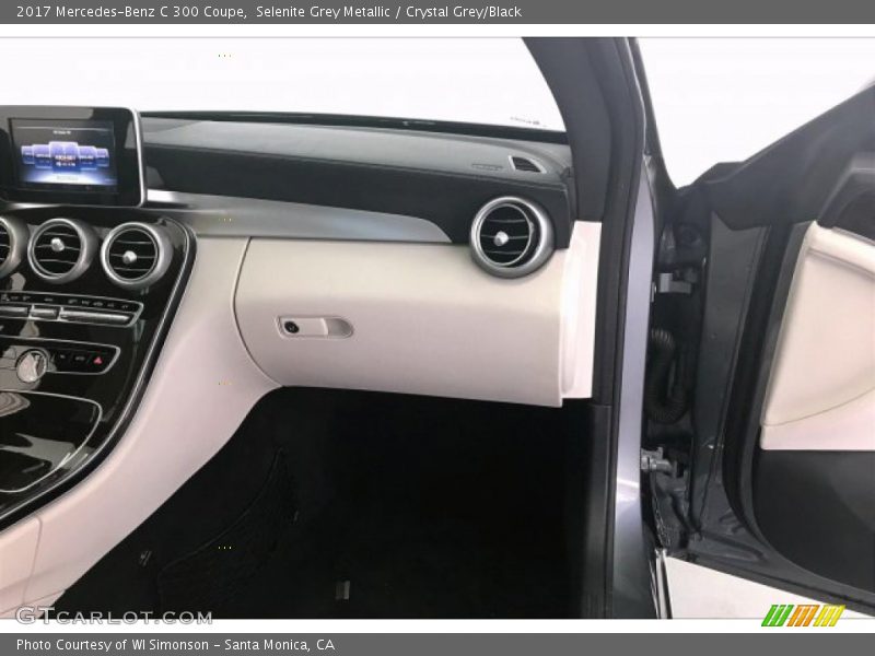 Selenite Grey Metallic / Crystal Grey/Black 2017 Mercedes-Benz C 300 Coupe