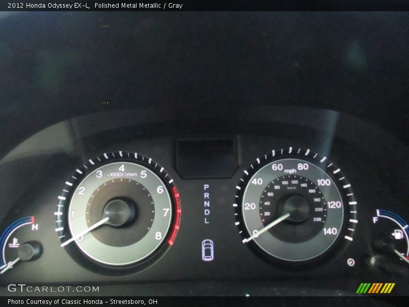 Polished Metal Metallic / Gray 2012 Honda Odyssey EX-L