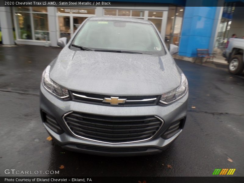 Satin Steel Metallic / Jet Black 2020 Chevrolet Trax LS AWD