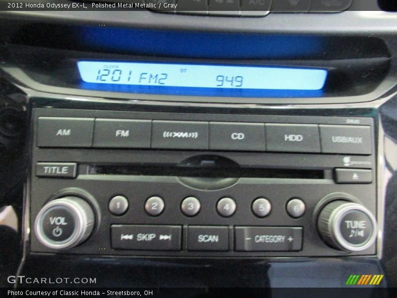 Polished Metal Metallic / Gray 2012 Honda Odyssey EX-L
