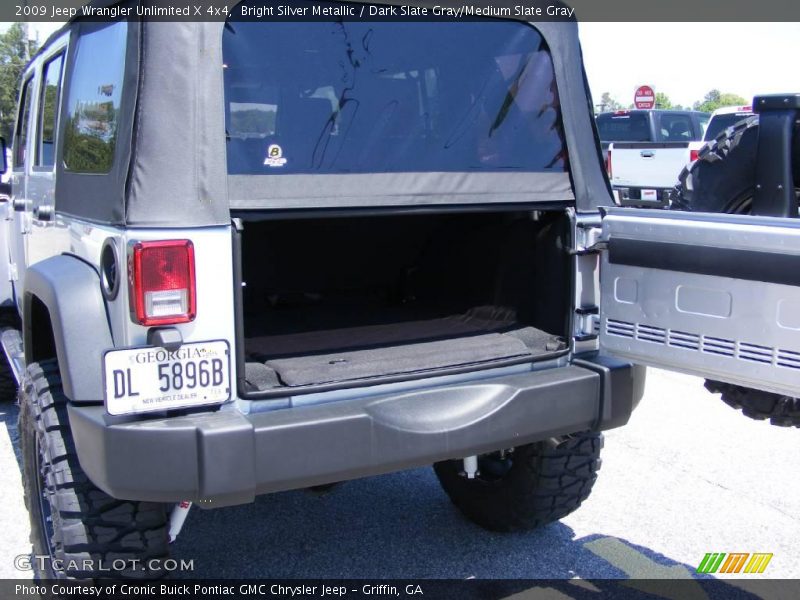 Bright Silver Metallic / Dark Slate Gray/Medium Slate Gray 2009 Jeep Wrangler Unlimited X 4x4
