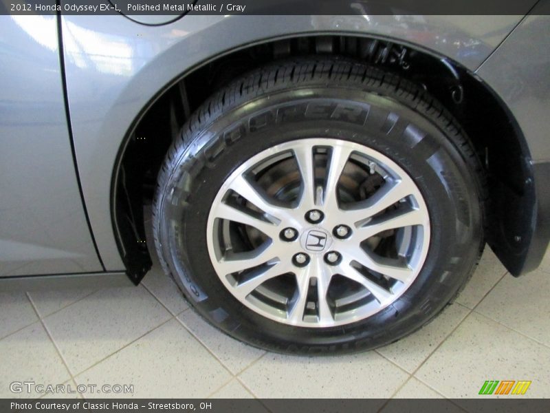 Polished Metal Metallic / Gray 2012 Honda Odyssey EX-L