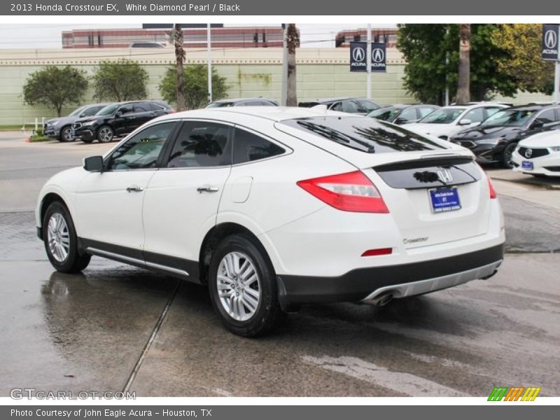 White Diamond Pearl / Black 2013 Honda Crosstour EX