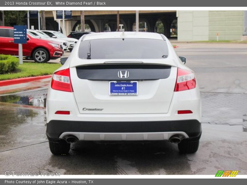 White Diamond Pearl / Black 2013 Honda Crosstour EX
