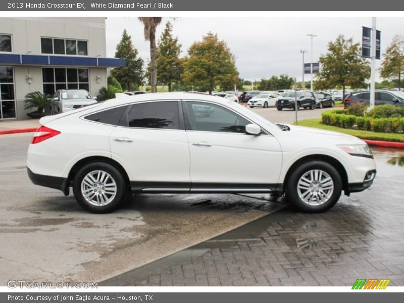 White Diamond Pearl / Black 2013 Honda Crosstour EX