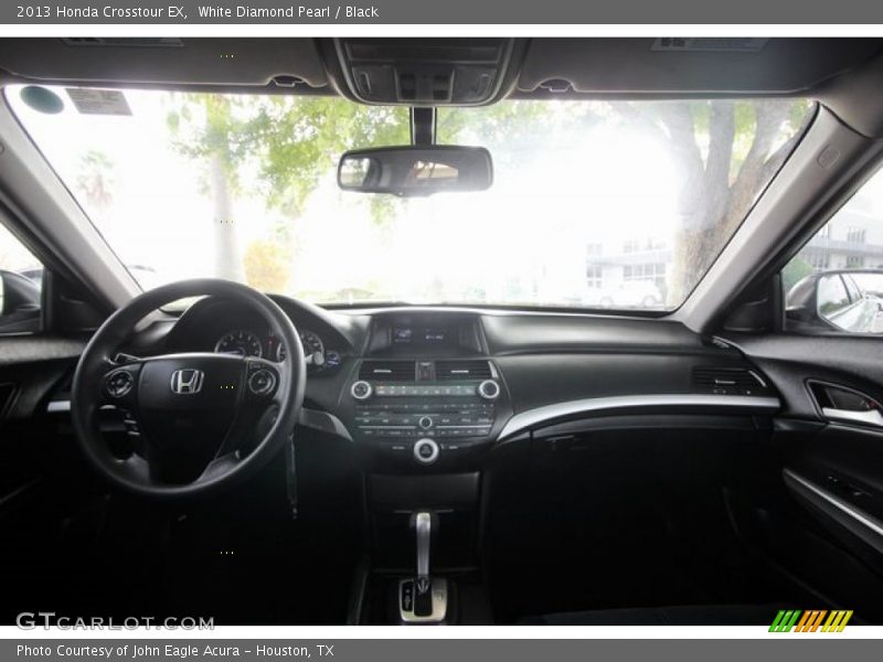 White Diamond Pearl / Black 2013 Honda Crosstour EX